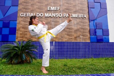 notícia: Estudante da Rede Municipal de Ensino de Ananindeua conquista título estadual de Taekwondo