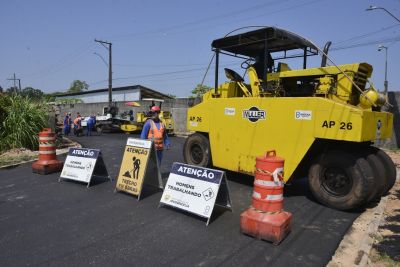 notícia: Mobilidade Urbana: Prefeitura de Ananindeua avança com as obras na Estrada do Ariri, no bairro 40 Horas