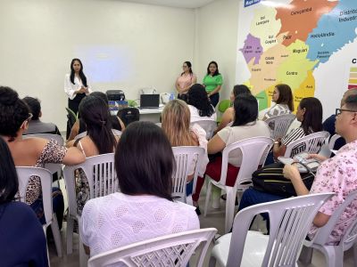 notícia: Servidores da SEMCAT recebem qualificação sobre cuidados psicossociais em casas de acolhimento infantojuvenil