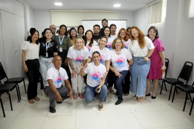 notícia: Encontro com os servidores para conscientização do "Outubro Rosa" e "Novembro Azul"