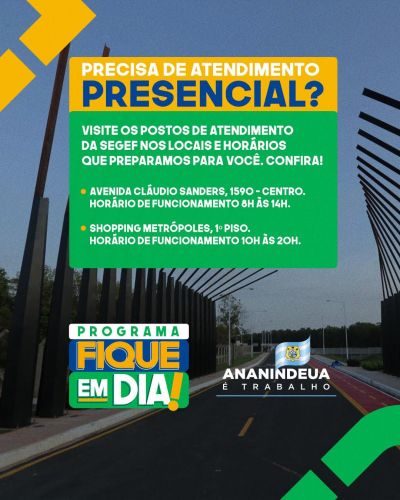 notícia:  Prefeitura de Ananindeua oferece programa de descontos de até 100% para os munícipes. Entenda! 