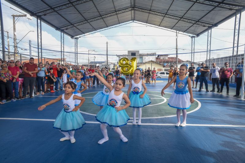 Inauguração da praça Maria Céres Martins Costa na cidade nova 6 entre WE 67 e 68