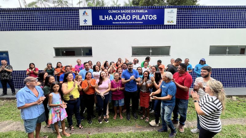 Inauguração da Unidade de Saúde da Família na Ilha de João Pilatos