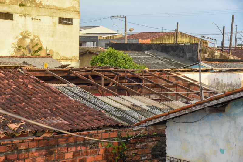 Moradores atingido pela Ventania na Cidade Nova WE 65