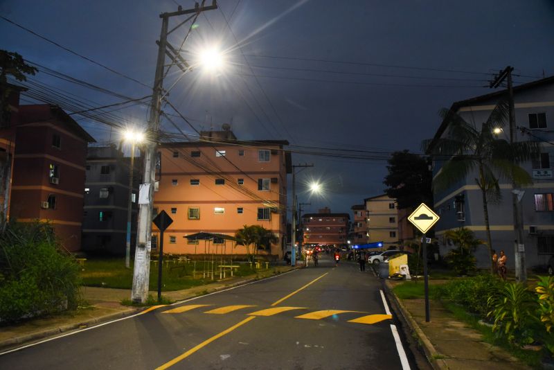 Inauguração asfáltica no residencial Tancredo Neves, rua Principal e rua Deus é Fiel no bairro Aurá