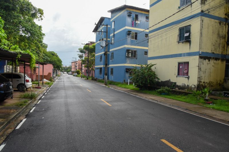 Inauguração asfáltica no residencial Tancredo Neves, rua Principal e rua Deus é Fiel no bairro Aurá