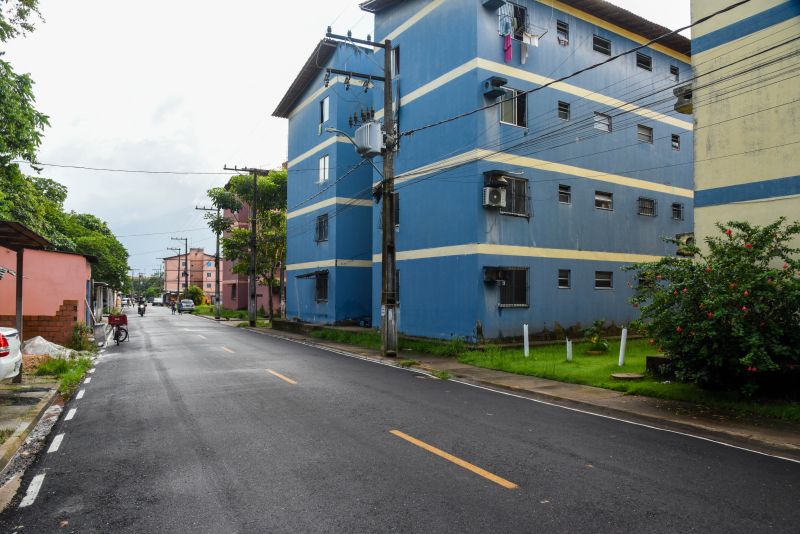 Inauguração asfáltica no residencial Tancredo Neves, rua Principal e rua Deus é Fiel no bairro Aurá