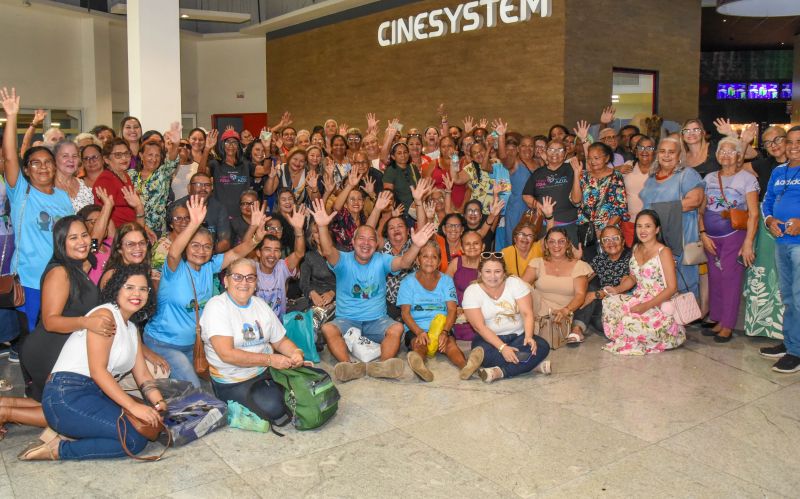 Sessão Cinema 60 + com Idosos CRAS Ananindeua No Shopping Metrópole