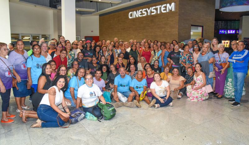 Sessão Cinema 60 + com Idosos CRAS Ananindeua No Shopping Metrópole