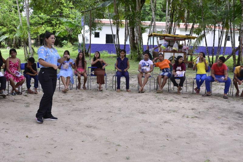 Prevenção da gravidez na adolescência na ilha João Pilatos na comunidade Igarapé Grande