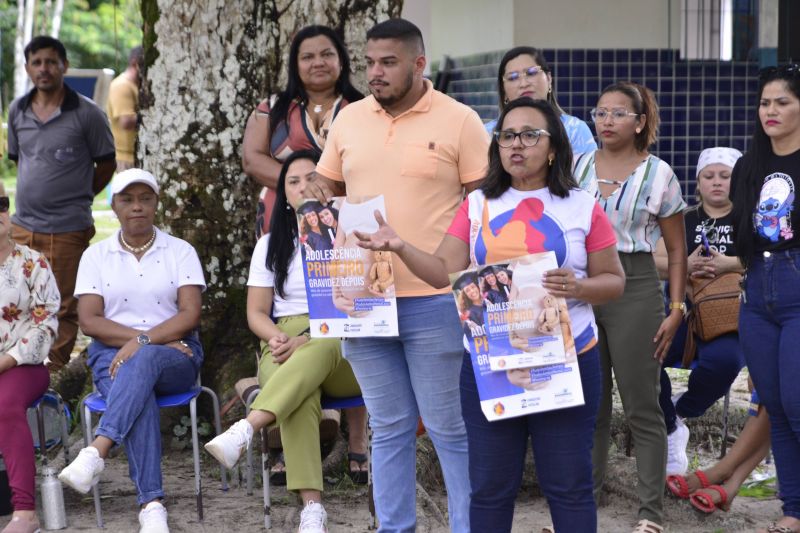 Prevenção da gravidez na adolescência na ilha João Pilatos na comunidade Igarapé Grande