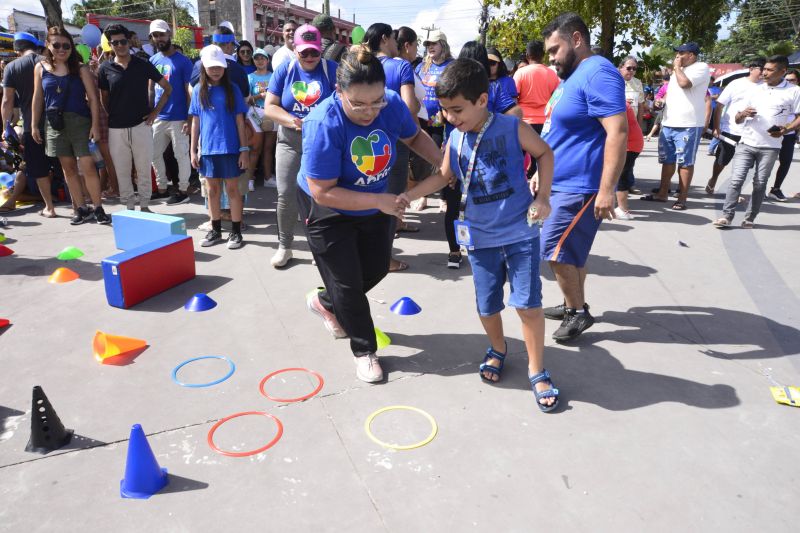 Manhã alegre e conscientização sobre autismo no parque Cultural Vila Maguary