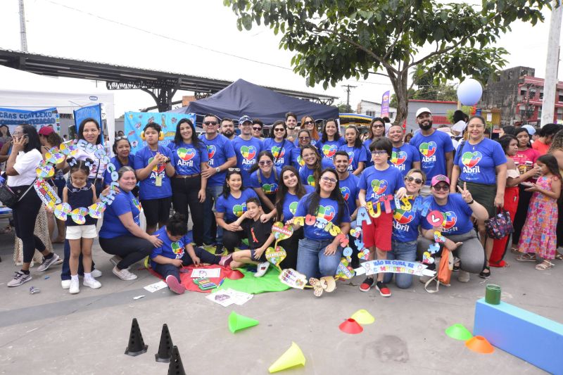 Manhã alegre e conscientização sobre autismo no parque Cultural Vila Maguary