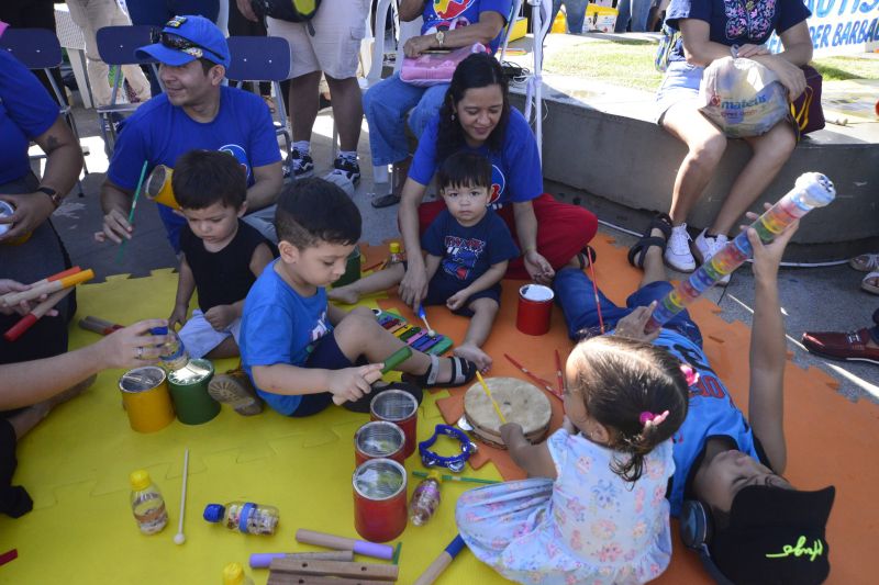 Manhã alegre e conscientização sobre autismo no parque Cultural Vila Maguary