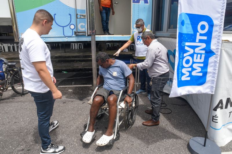 Ação do Programa Prefeitura em Movimento na Arterial 18