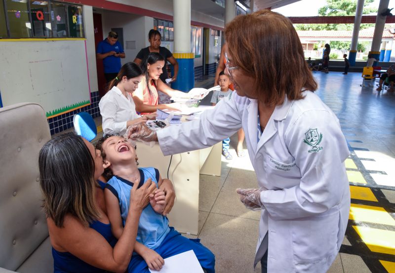 Saúde na Escola CMREI Irmã Dulce no bairro de Águas Lindas