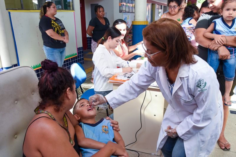 Saúde na Escola CMREI Irmã Dulce no bairro de Águas Lindas