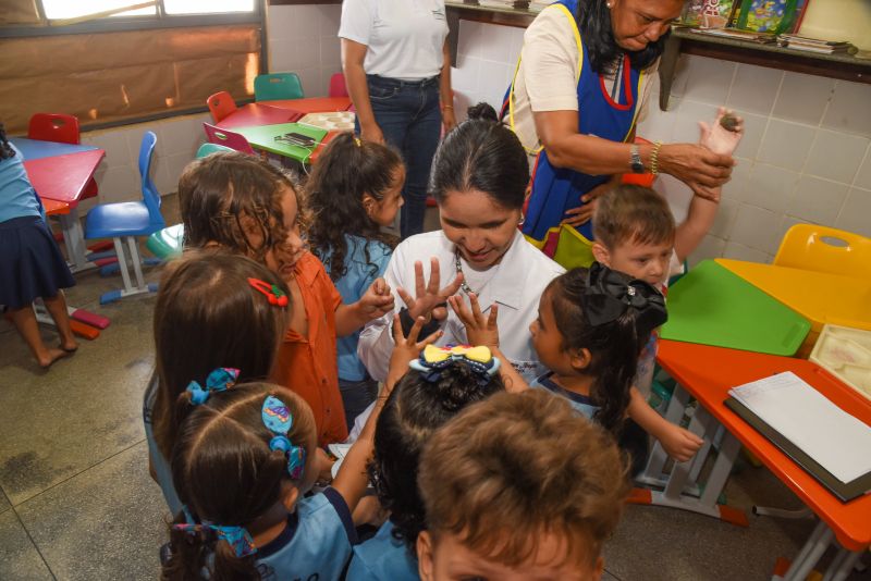 Saúde na Escola CMREI Irmã Dulce no bairro de Águas Lindas