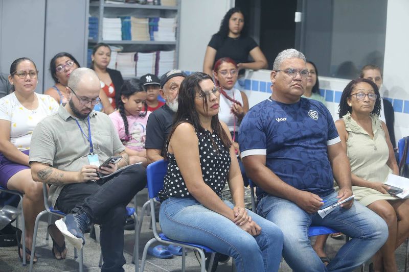 Audiência Pública do PPA e LOA na escola Manoel José Sanches