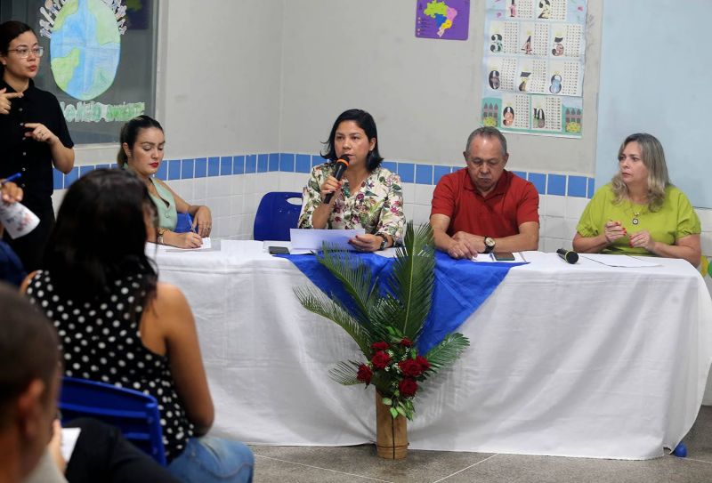 Audiência Pública do PPA e LOA na escola Manoel José Sanches