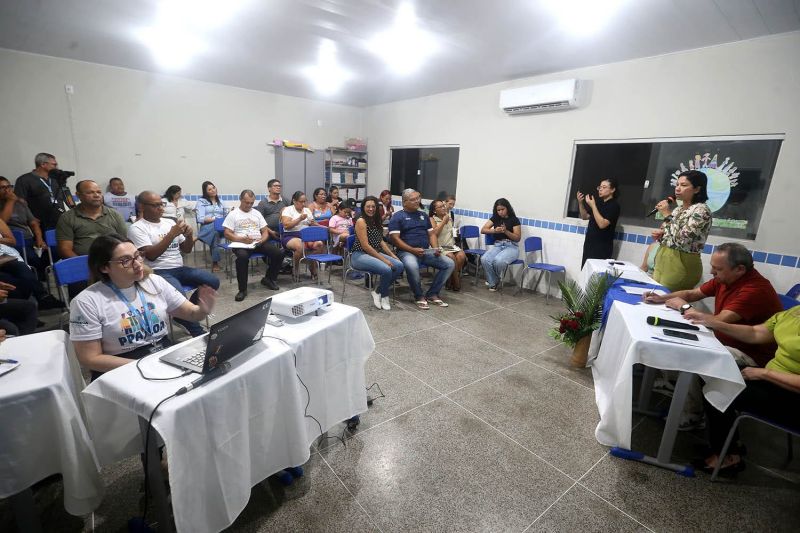 Audiência Pública do PPA e LOA na escola Manoel José Sanches