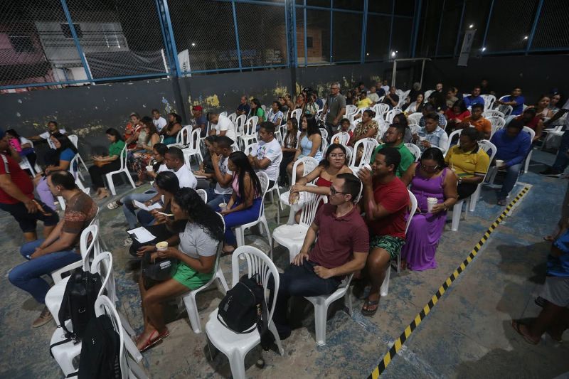 Audiência Pública do PPA e LOA na escola Nova Tauari no bairro IcuÍ Guajará