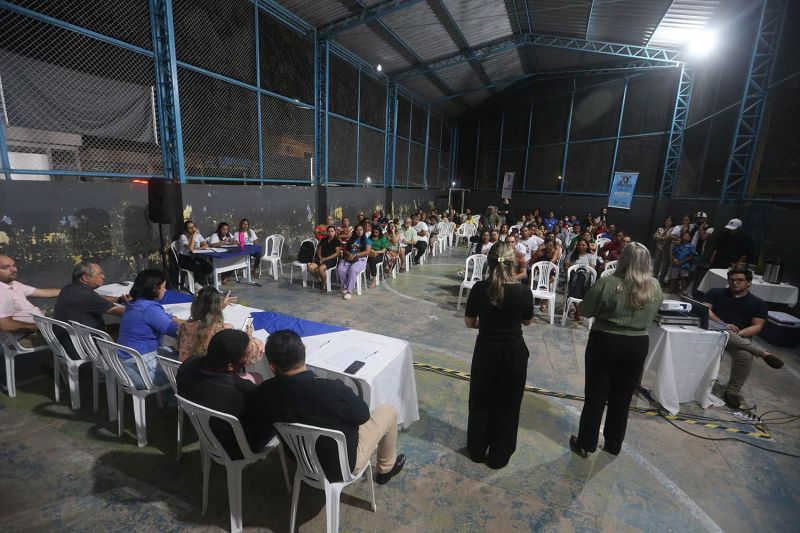 Audiência Pública do PPA e LOA na escola Nova Tauari no bairro IcuÍ Guajará
