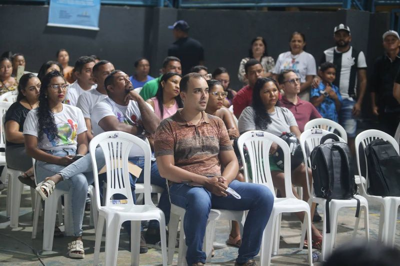 Audiência Pública do PPA e LOA na escola Nova Tauari no bairro IcuÍ Guajará