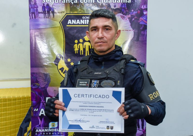 Encerramento do curso de Pilotagem de Motocicleta
