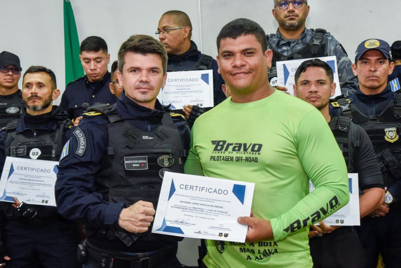 Encerramento do curso de Pilotagem de Motocicleta