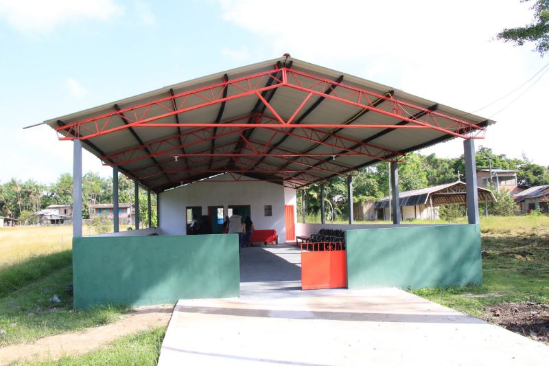 Inauguração da Biblioteca das Ilhas na comunidade Nova Esperança na Ilha João Pilatos