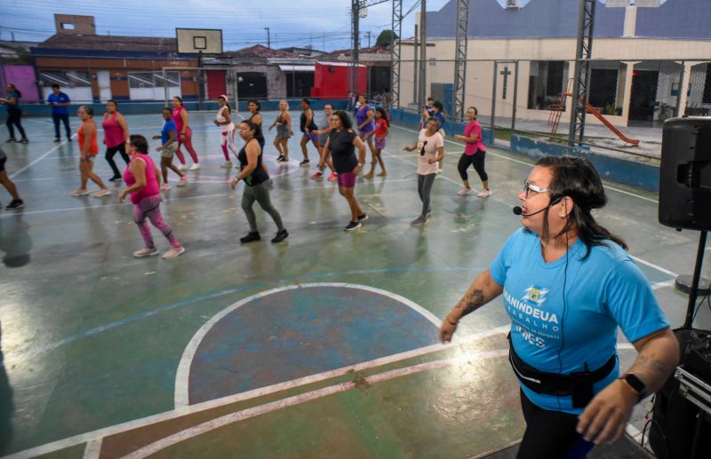 Projeto cidade saúde na quadra do conjunto Geraldo Palmeira no Distrito Industrial