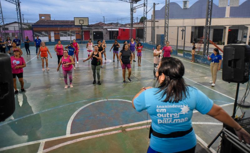 Projeto cidade saúde na quadra do conjunto Geraldo Palmeira no Distrito Industrial