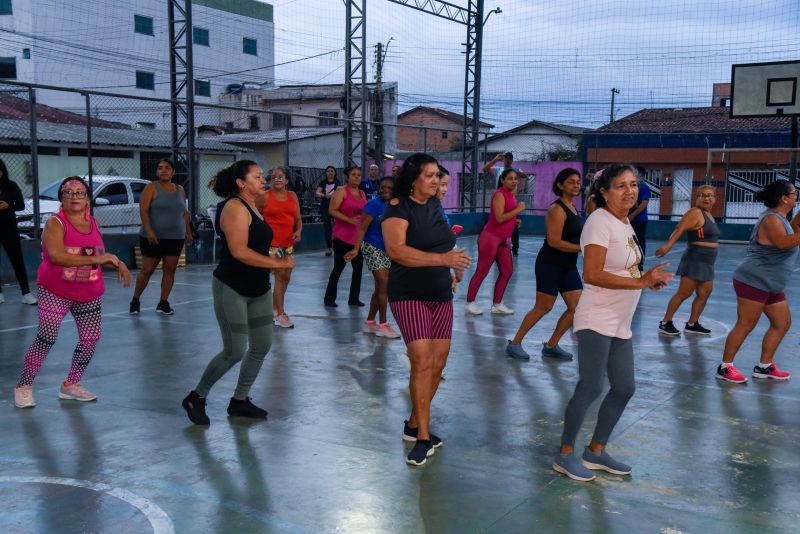 Projeto cidade saúde na quadra do conjunto Geraldo Palmeira no Distrito Industrial