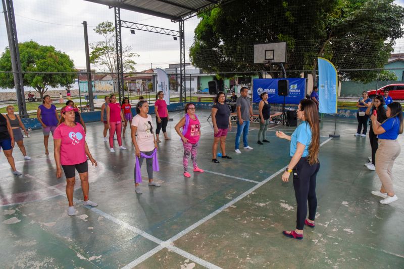 Projeto cidade saúde na quadra do conjunto Geraldo Palmeira no Distrito Industrial