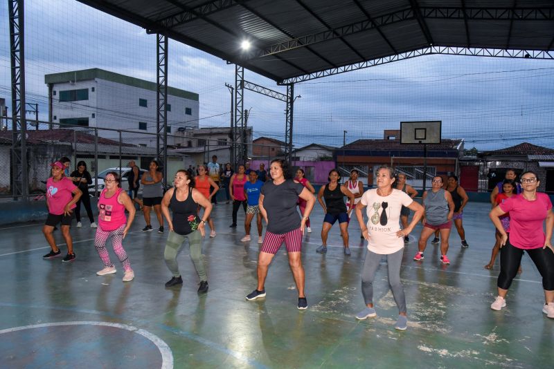 Projeto cidade saúde na quadra do conjunto Geraldo Palmeira no Distrito Industrial