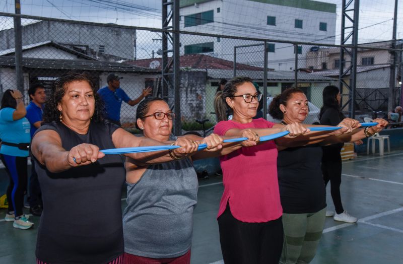 Projeto cidade saúde na quadra do conjunto Geraldo Palmeira no Distrito Industrial