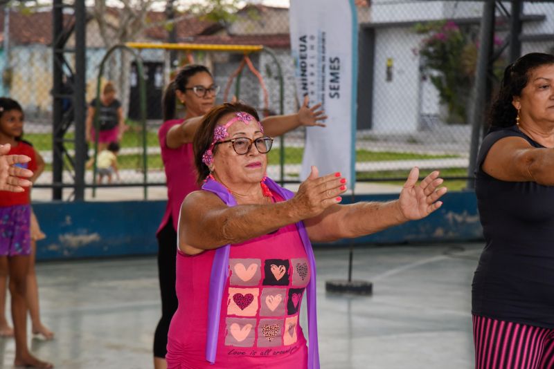 Projeto cidade saúde na quadra do conjunto Geraldo Palmeira no Distrito Industrial