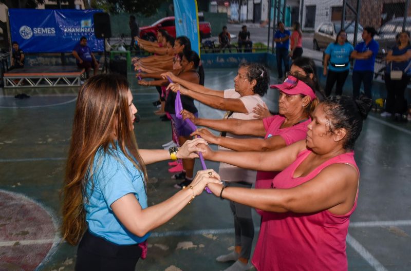 Projeto cidade saúde na quadra do conjunto Geraldo Palmeira no Distrito Industrial