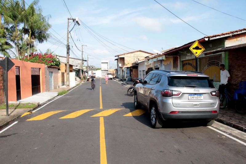 Inauguração asfáltica de ruas do PAAR, Alameda Maloca, Califórnia e Santa Rosa