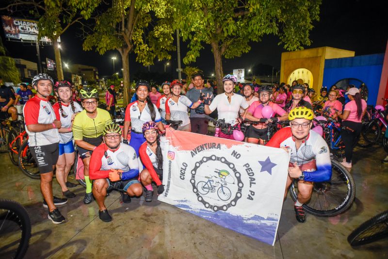 Ciclotur com saída e chegada da praça da Bíblia na Cidade Nova