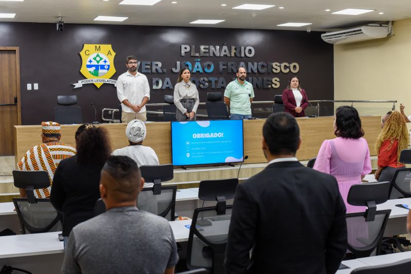 Audiência Ananindeua de Todos Nós no plenário da Camara Municipal de Vereadores