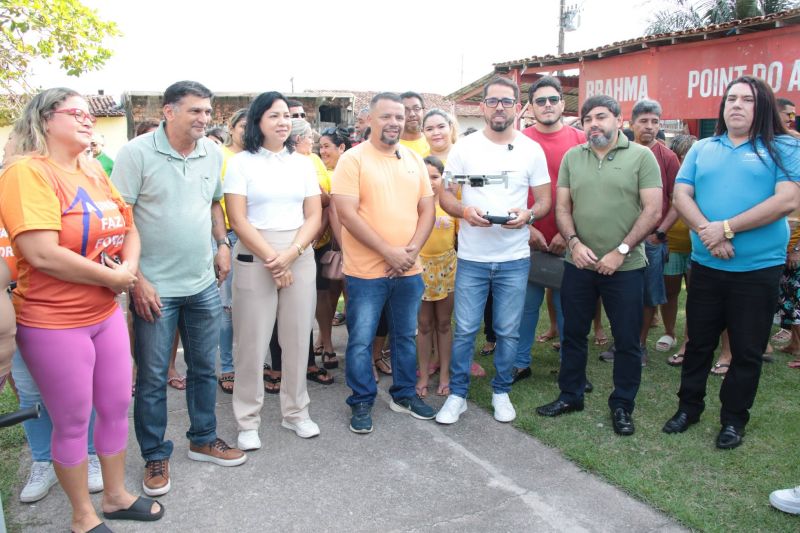 Voo inaugural para estudo de Regularização Fundiária na quadra principal da comunidade do Ariri