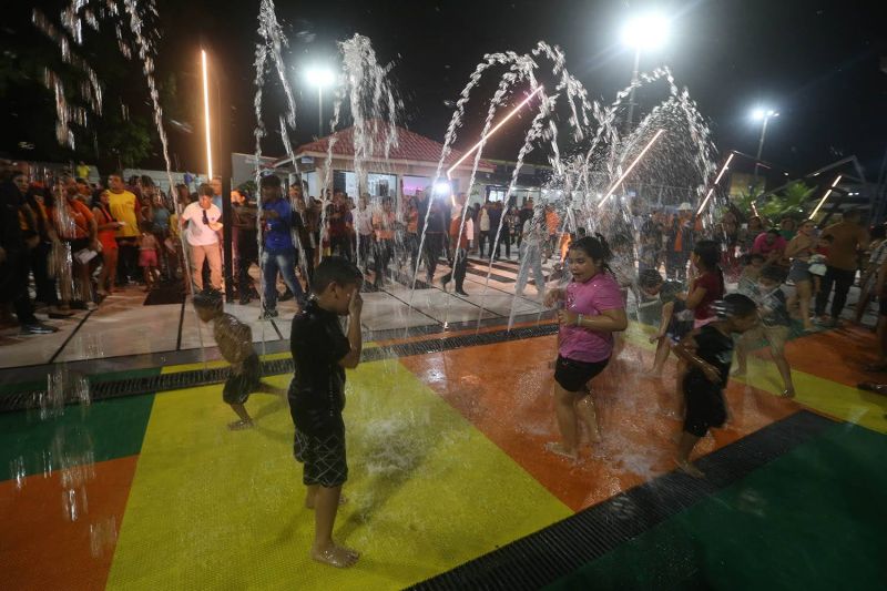 Reinauguração Parque das Águas e inauguração Casa da Cultura em Água Lindas