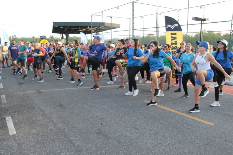 Treinão de corrida na orla de Ananindeua