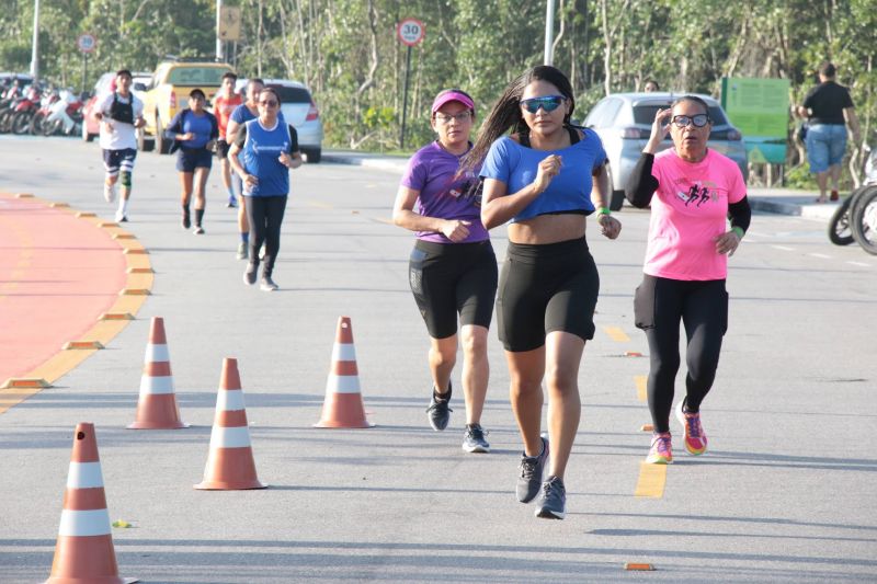 Treinão de corrida na orla de Ananindeua
