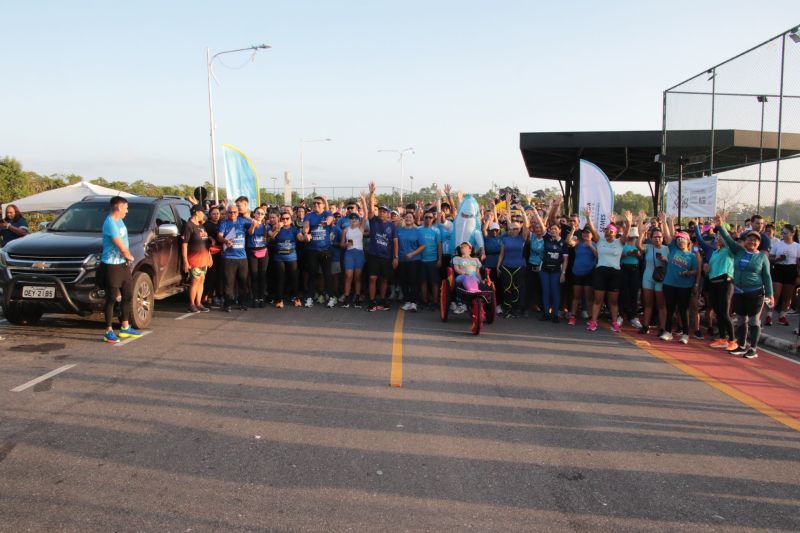 Treinão de corrida na orla de Ananindeua
