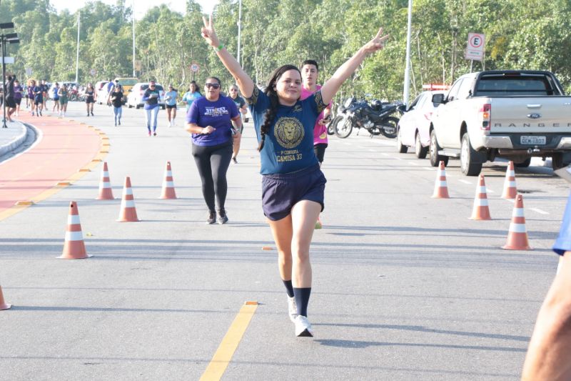 Treinão de corrida na orla de Ananindeua