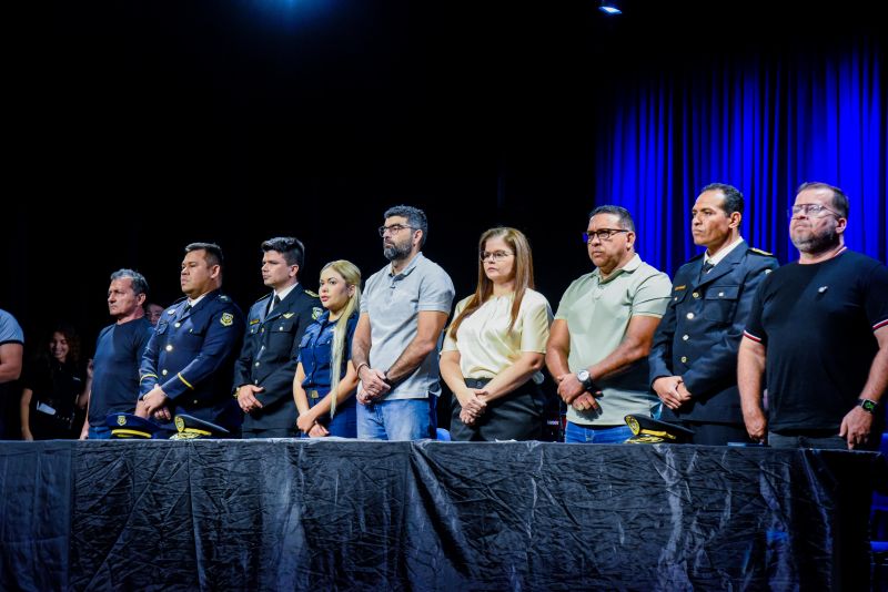 Aula Inaugural de capacitação do porte institucional no teatro Municipal