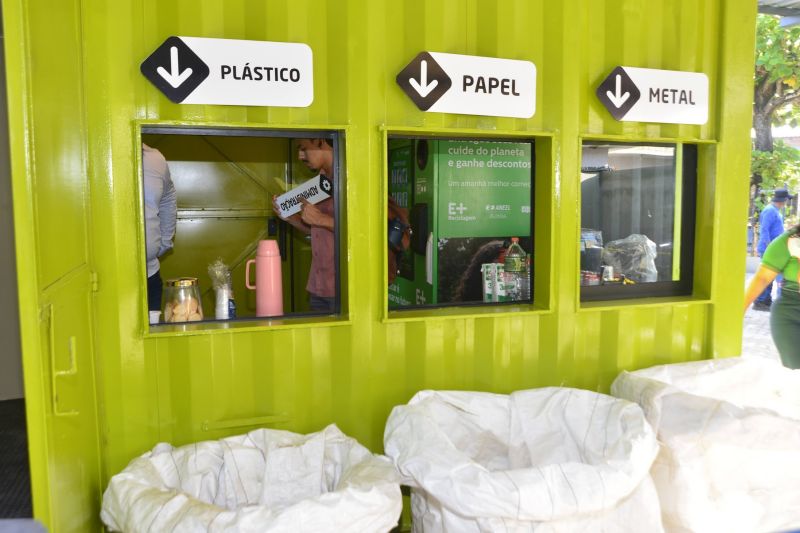 Inauguração do HUB de reciclagem na Cidade Nova